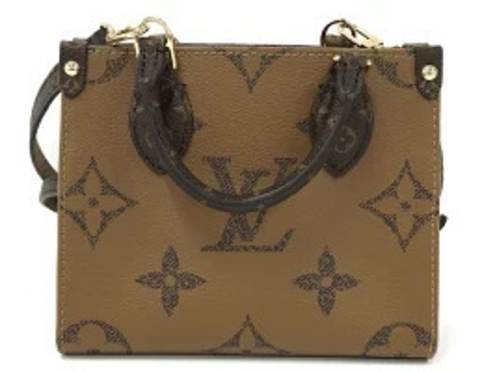 Louis Vuitton Go The Monogram Brown Handbag On Reverse Brown